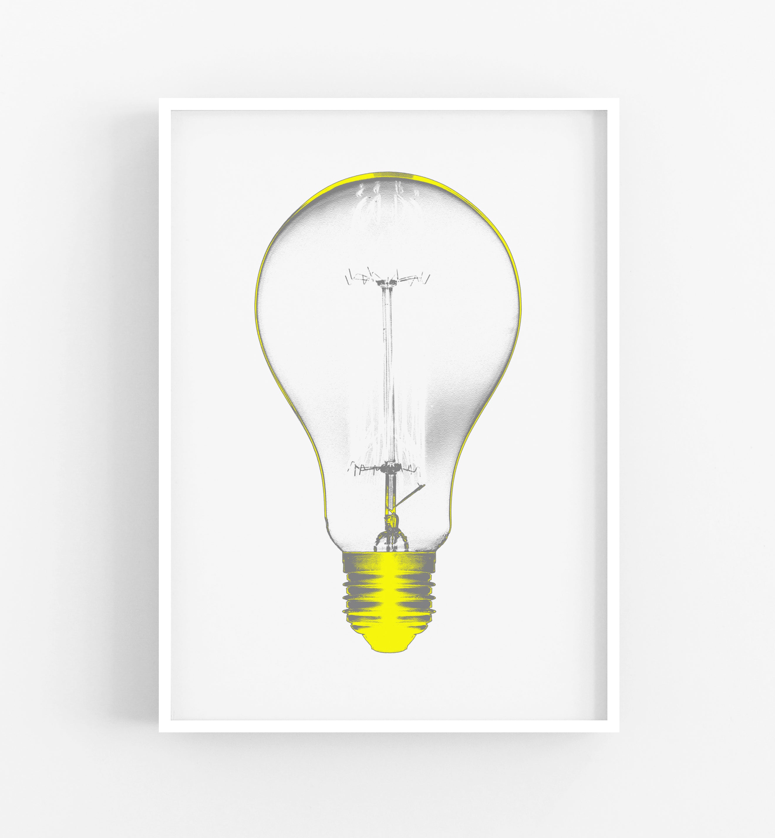 80's Yellow Lamp