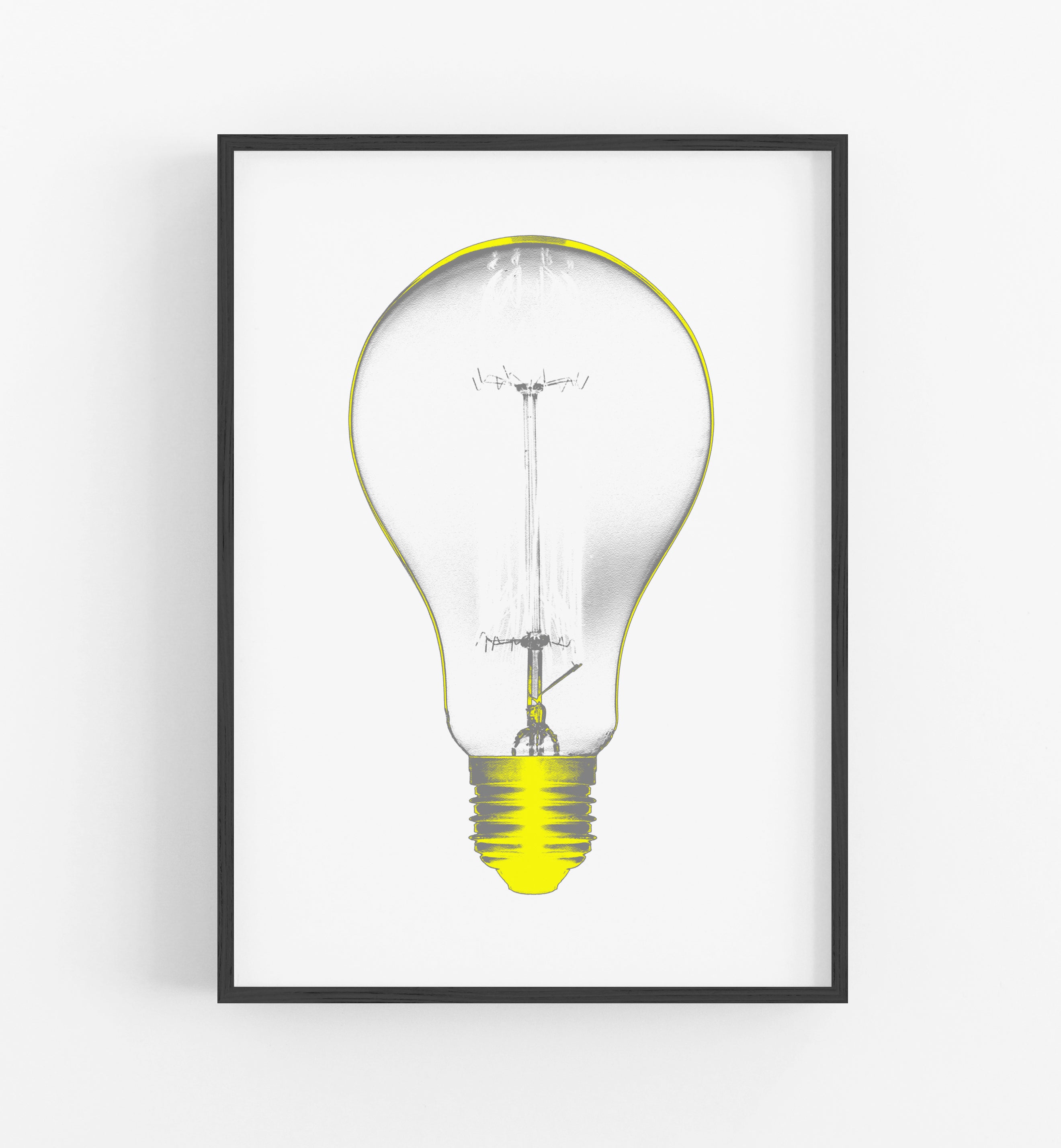 80's Yellow Lamp