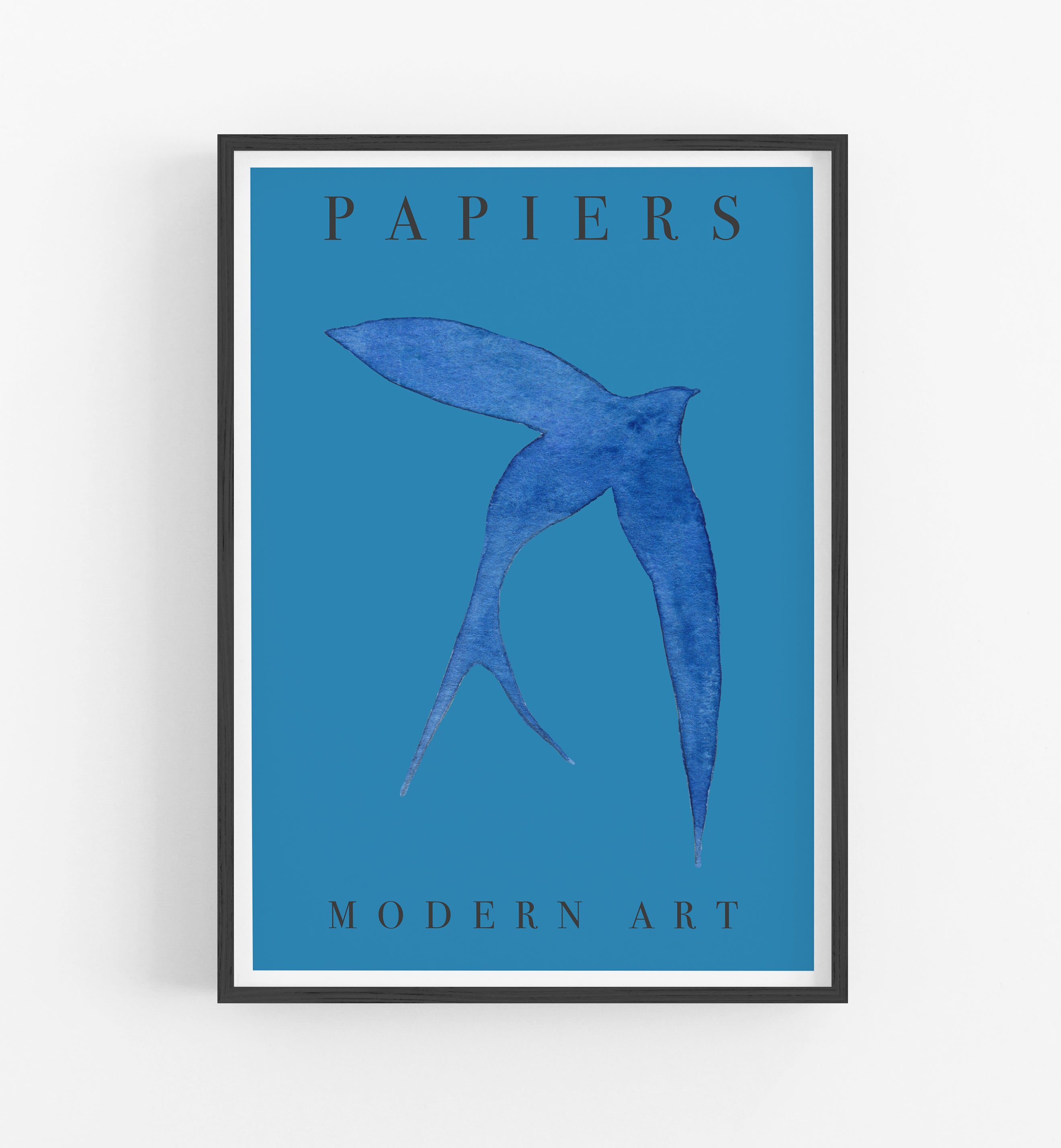 Papiers Bird Blue