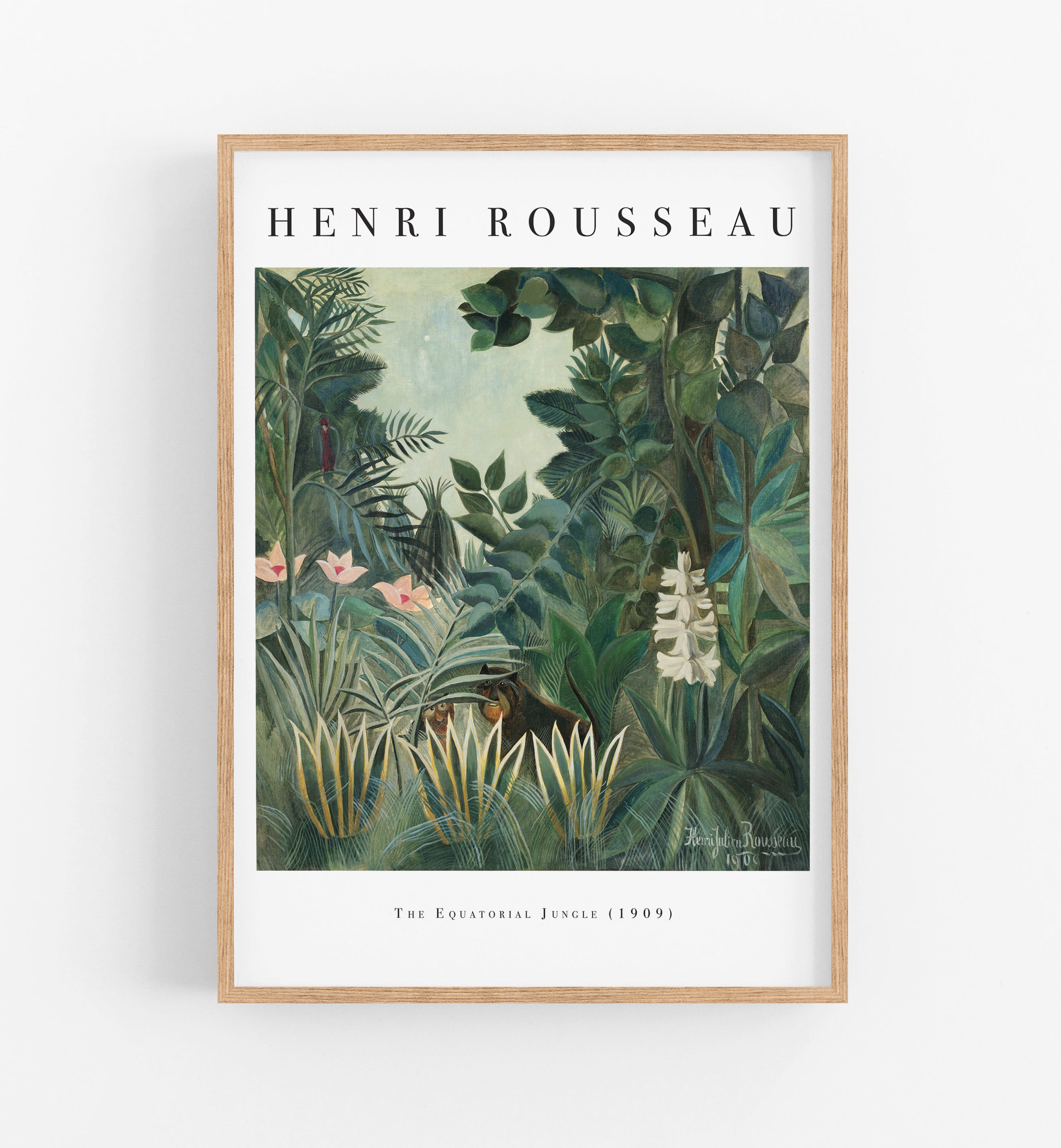 Henri Rousseau The Equatorial Jungle