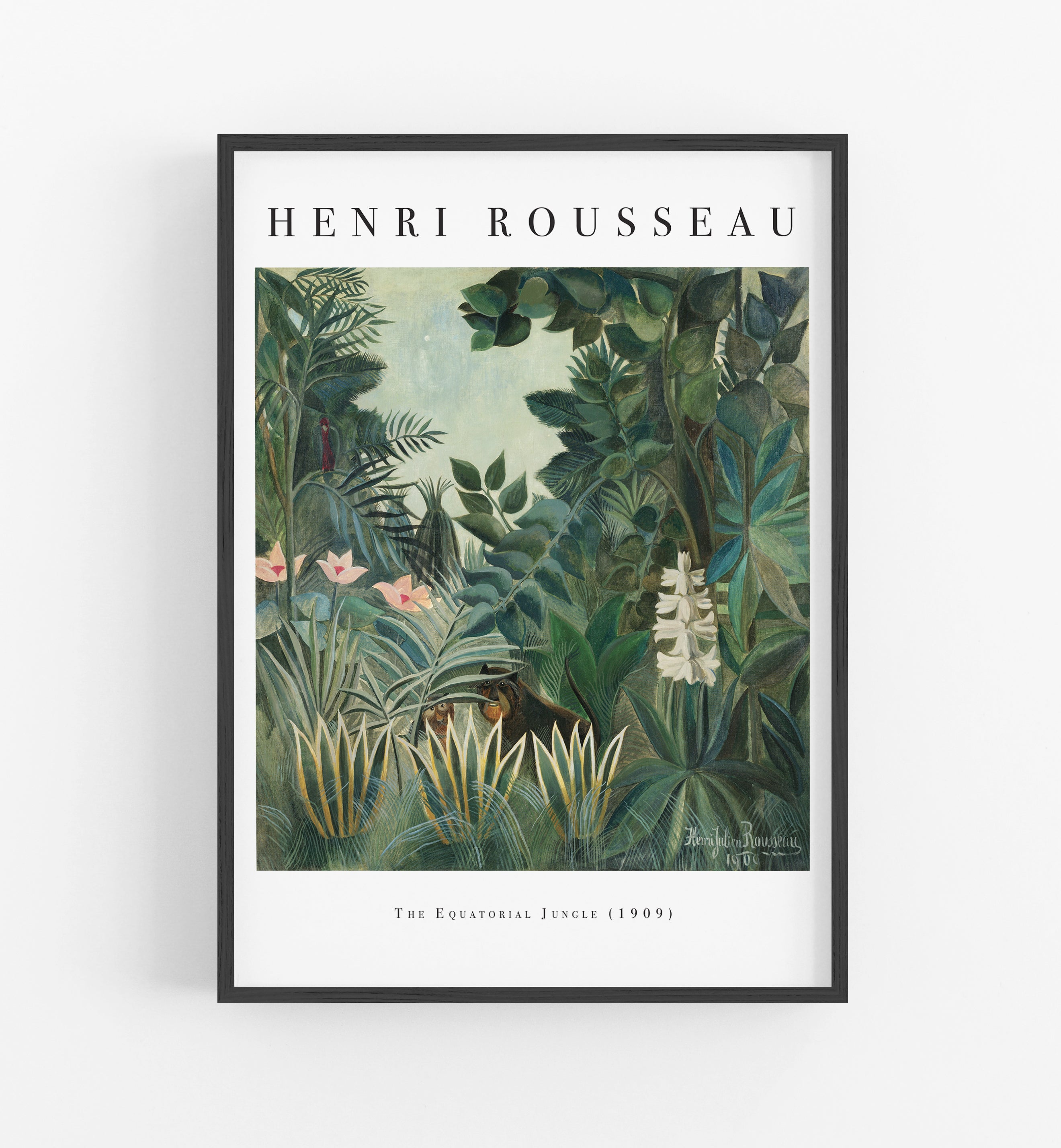 Henri Rousseau The Equatorial Jungle