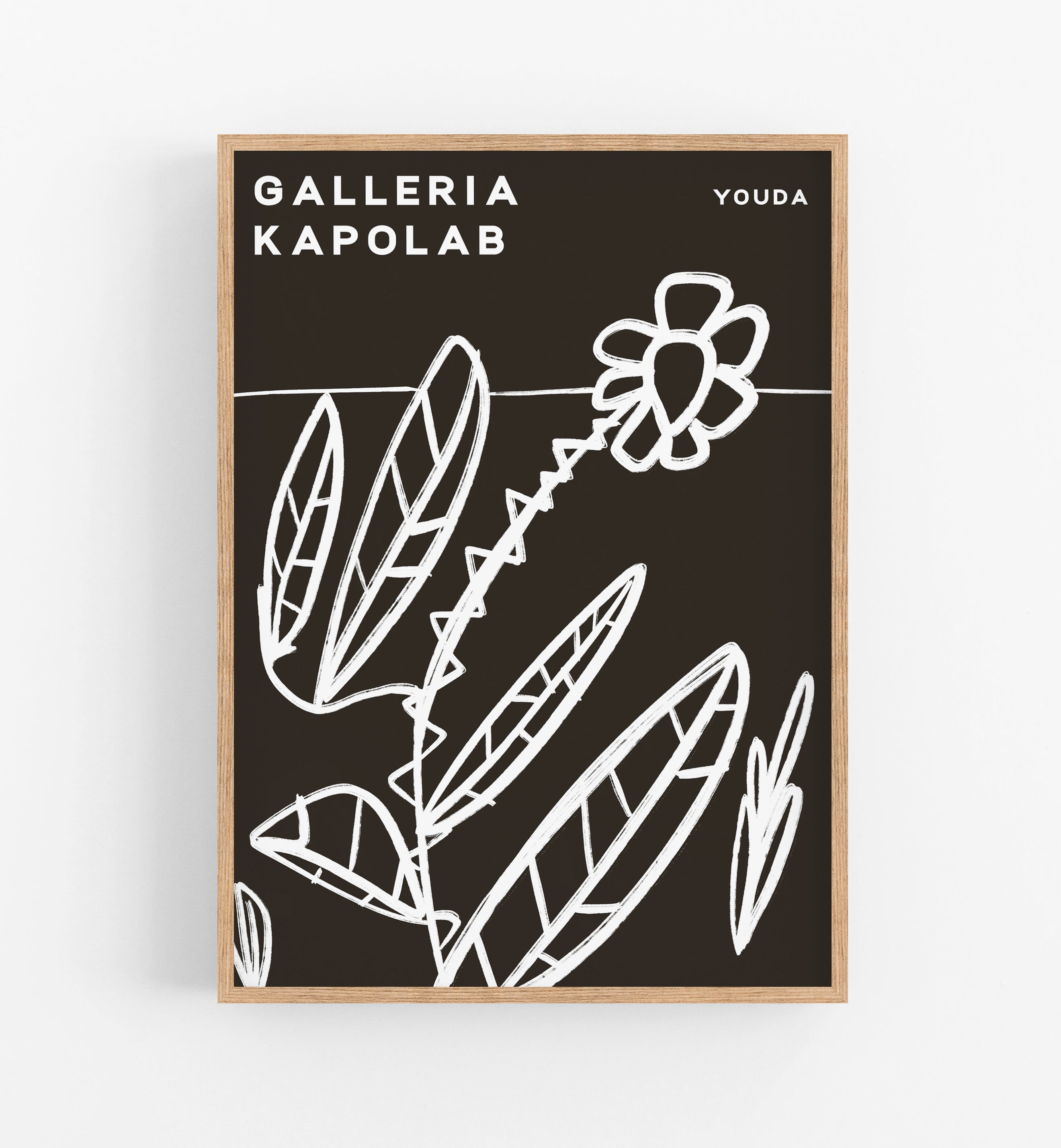 Galleria Kapolab Black Flower