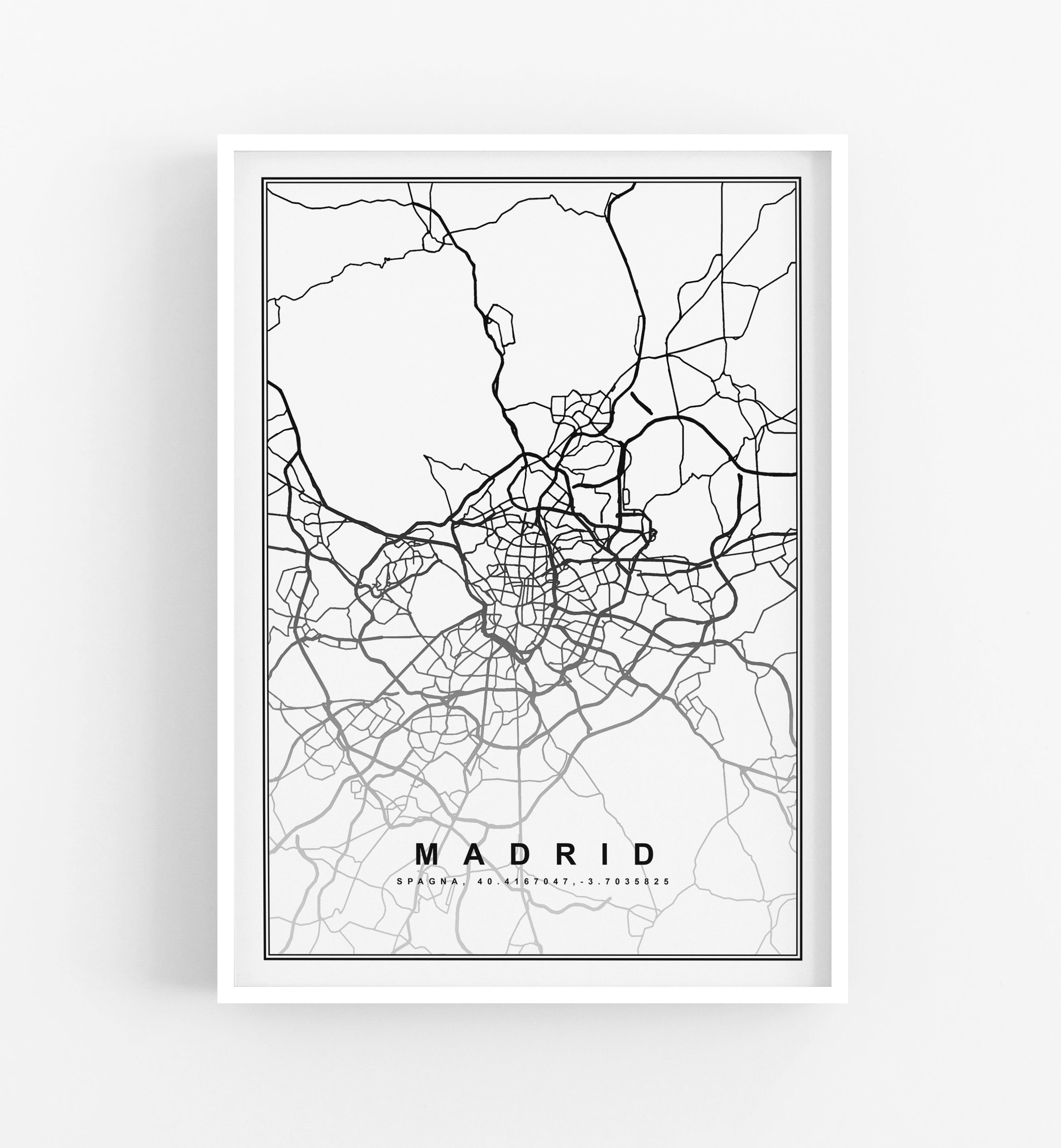 Mappa Madrid