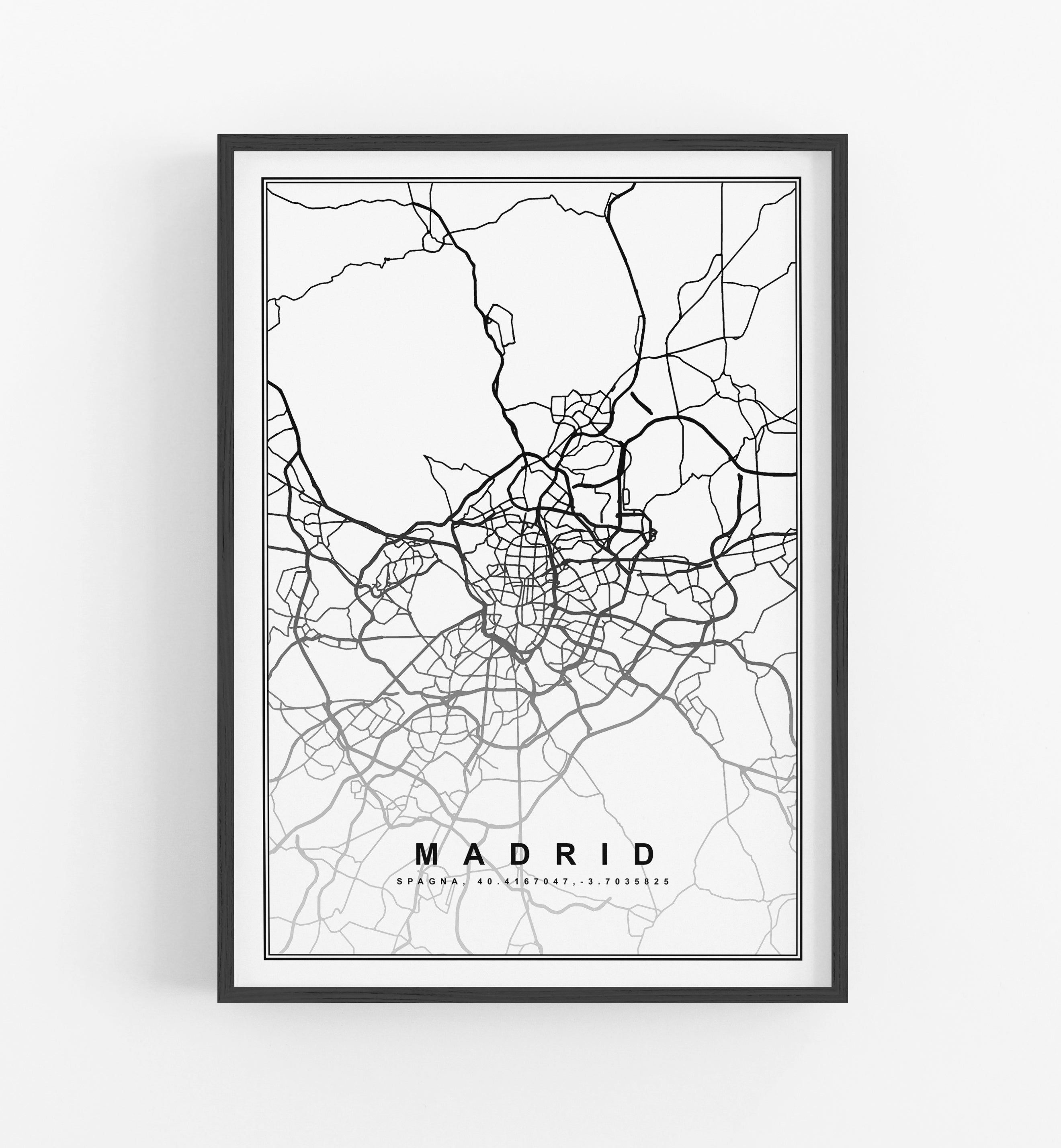 Mappa Madrid