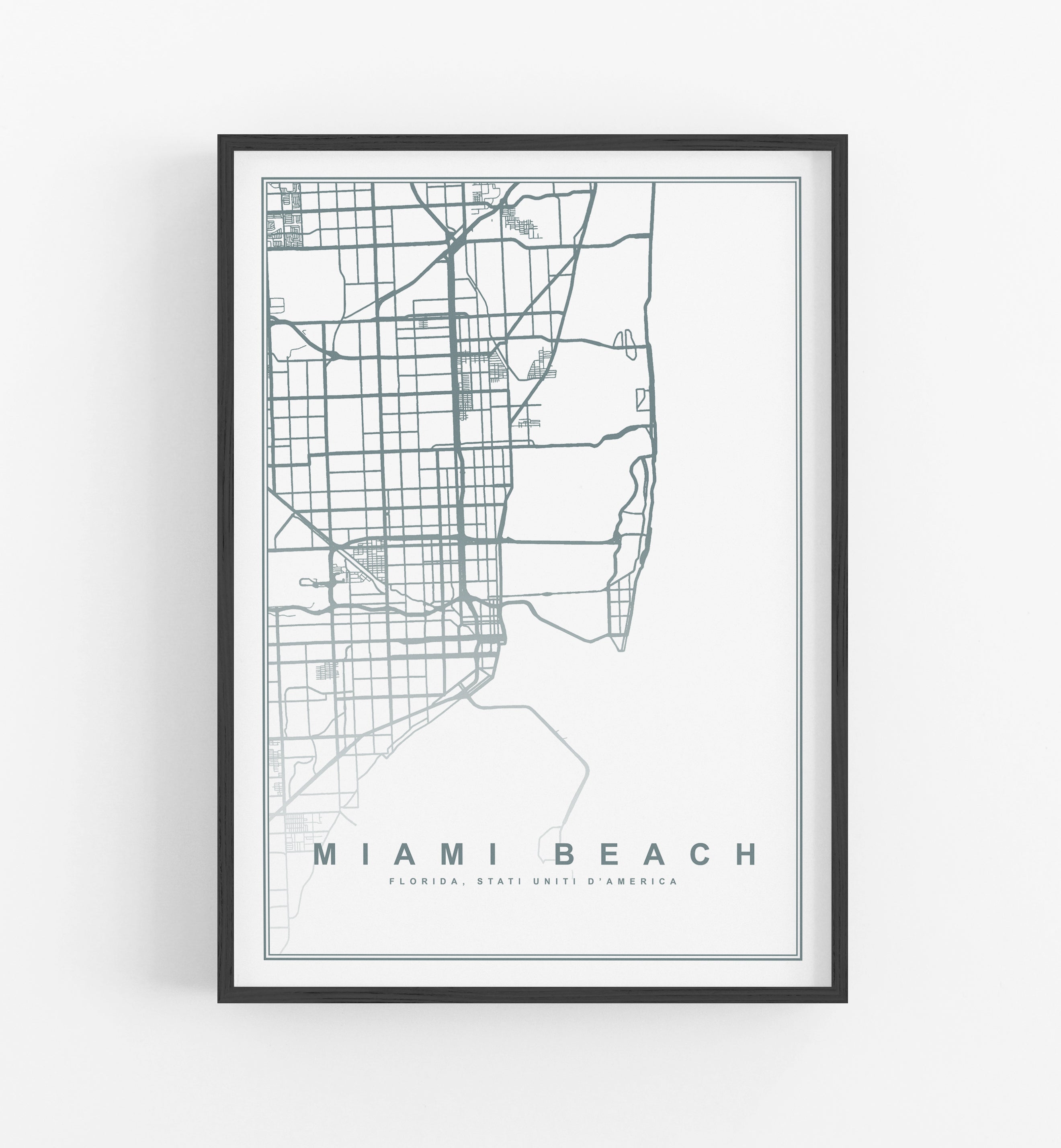 Mappa Miami Beach
