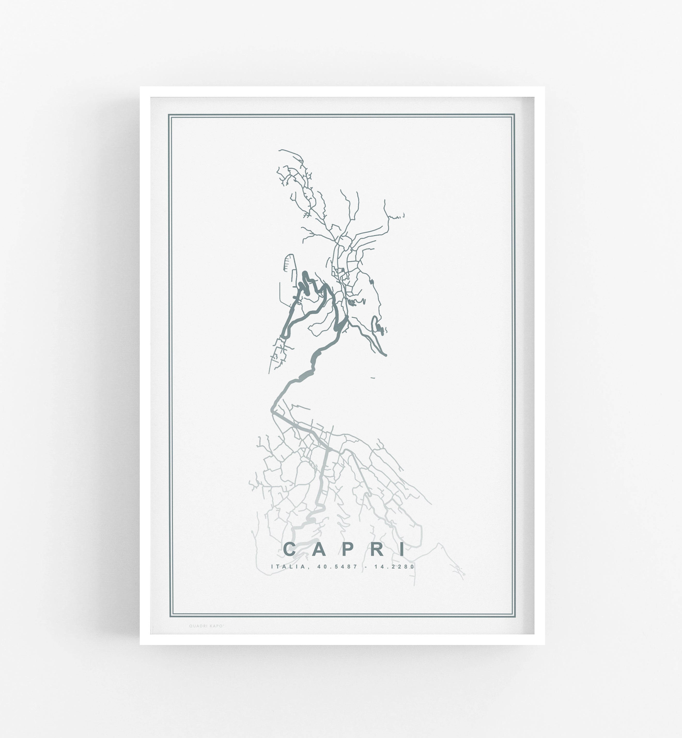 Mappa Capri