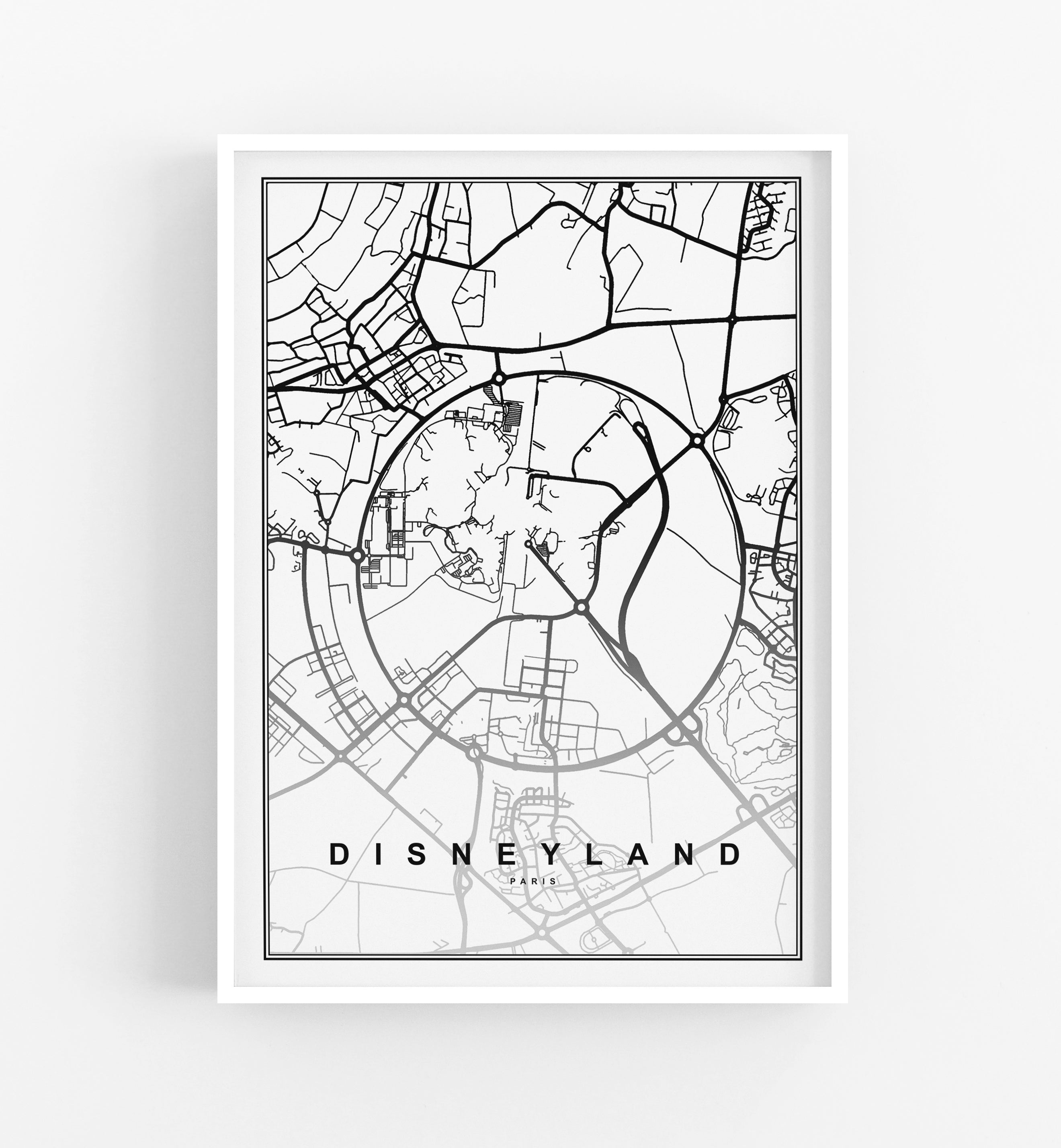 Mappa DisneyLand Paris