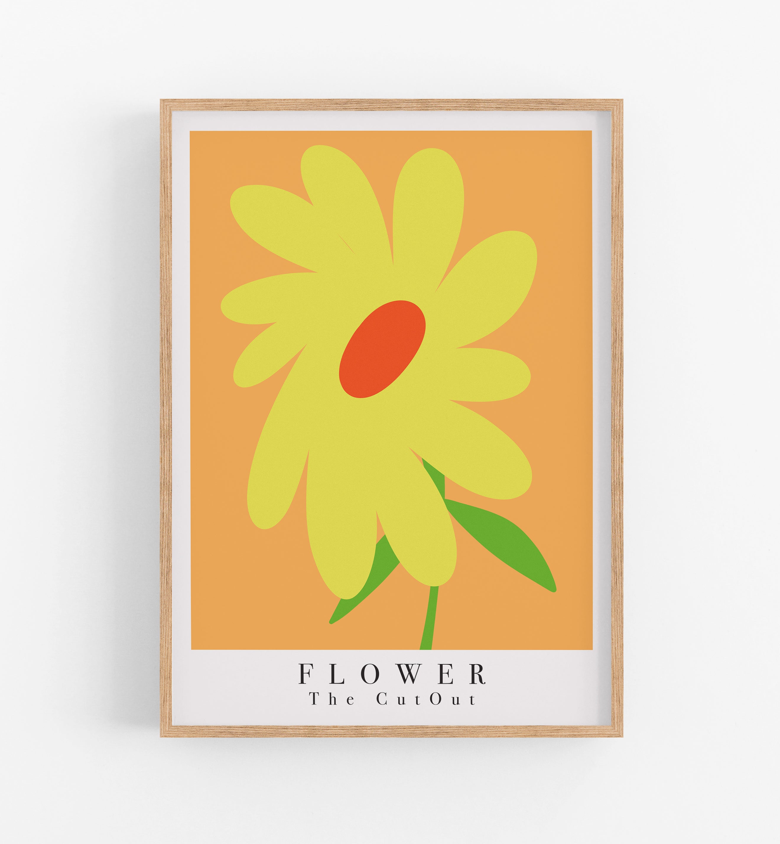 Flower Orange The Cut Out