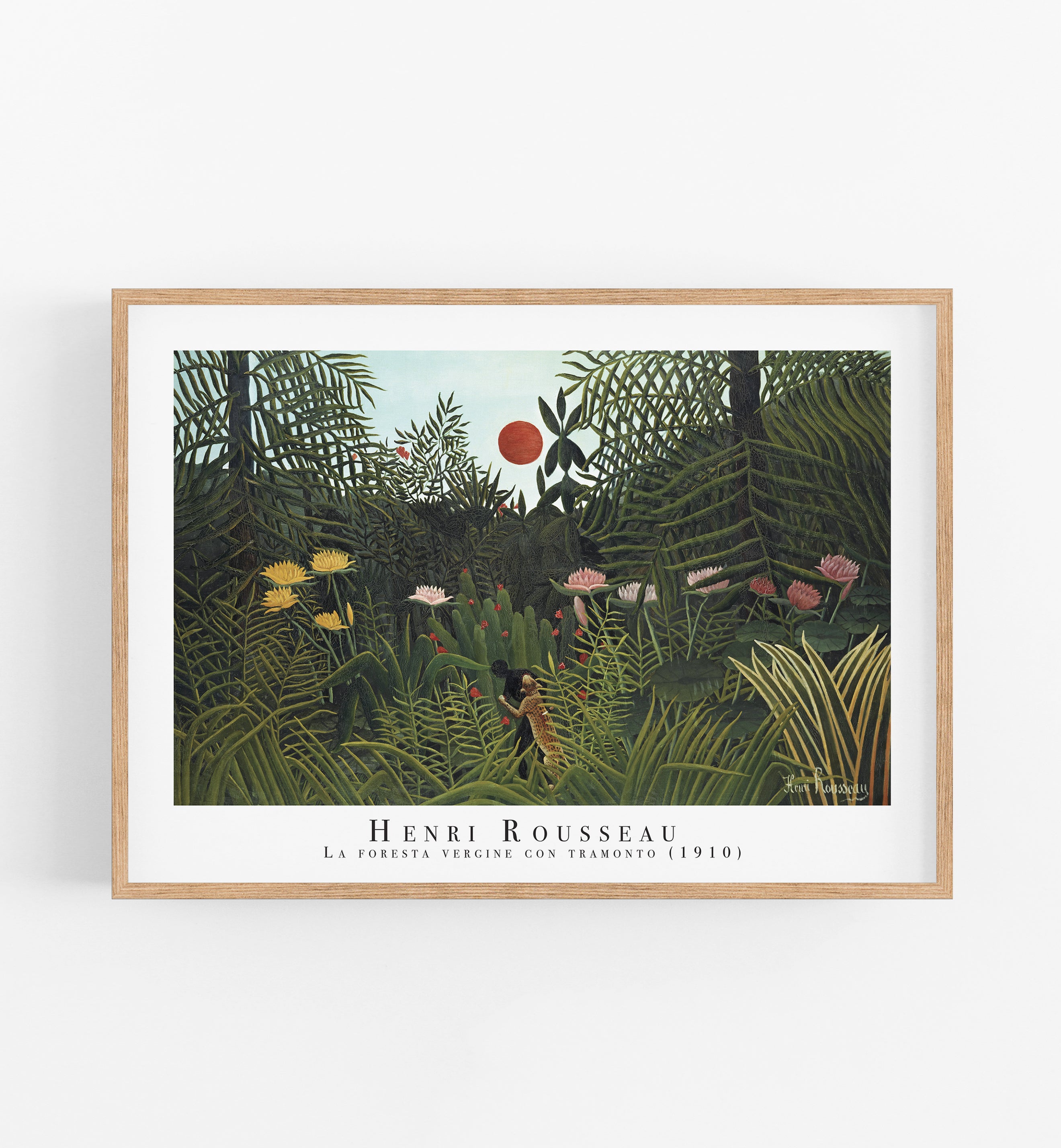Henri Rousseau La foresta Vergine