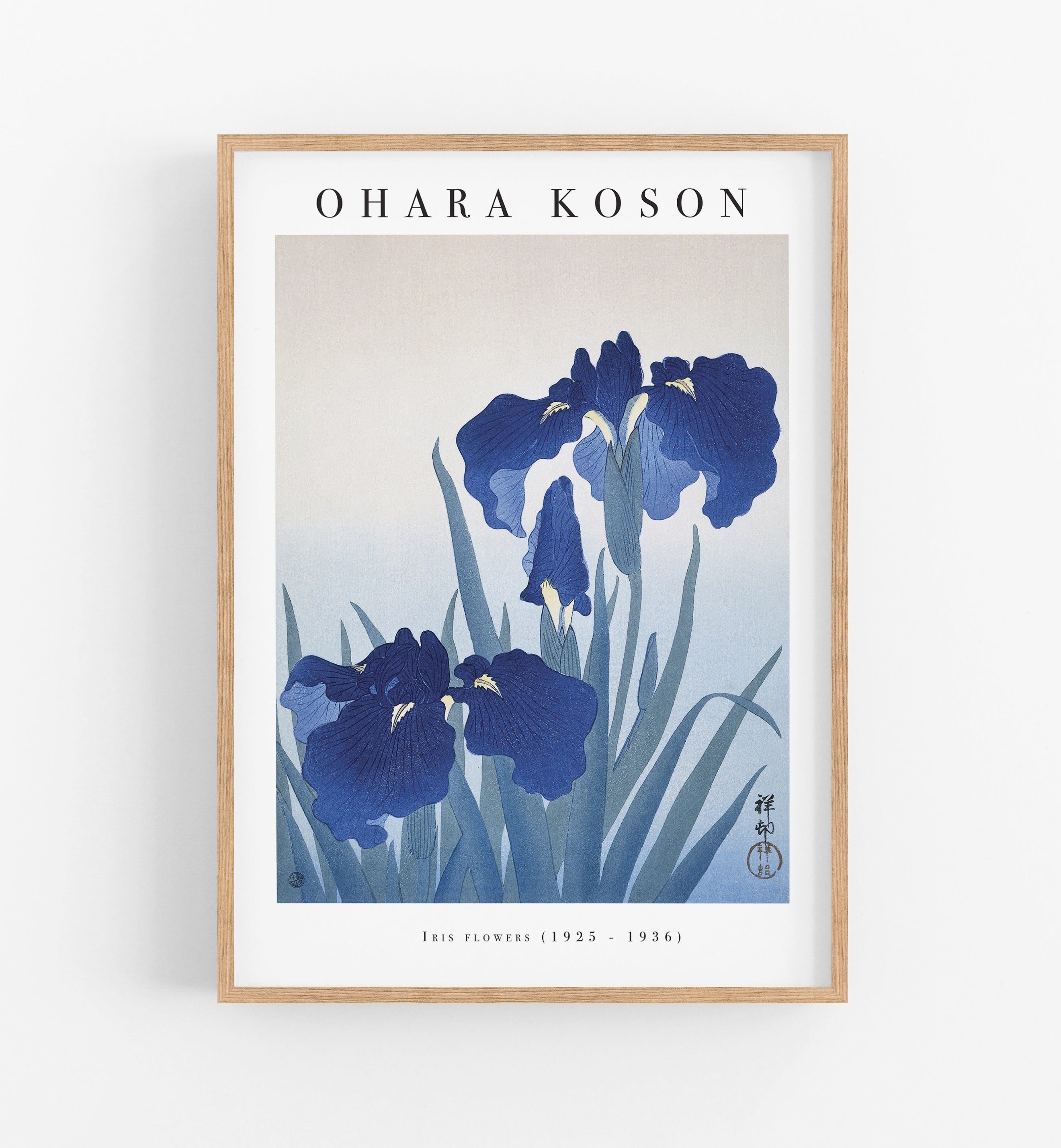 Ohara Koson Iris Flowers