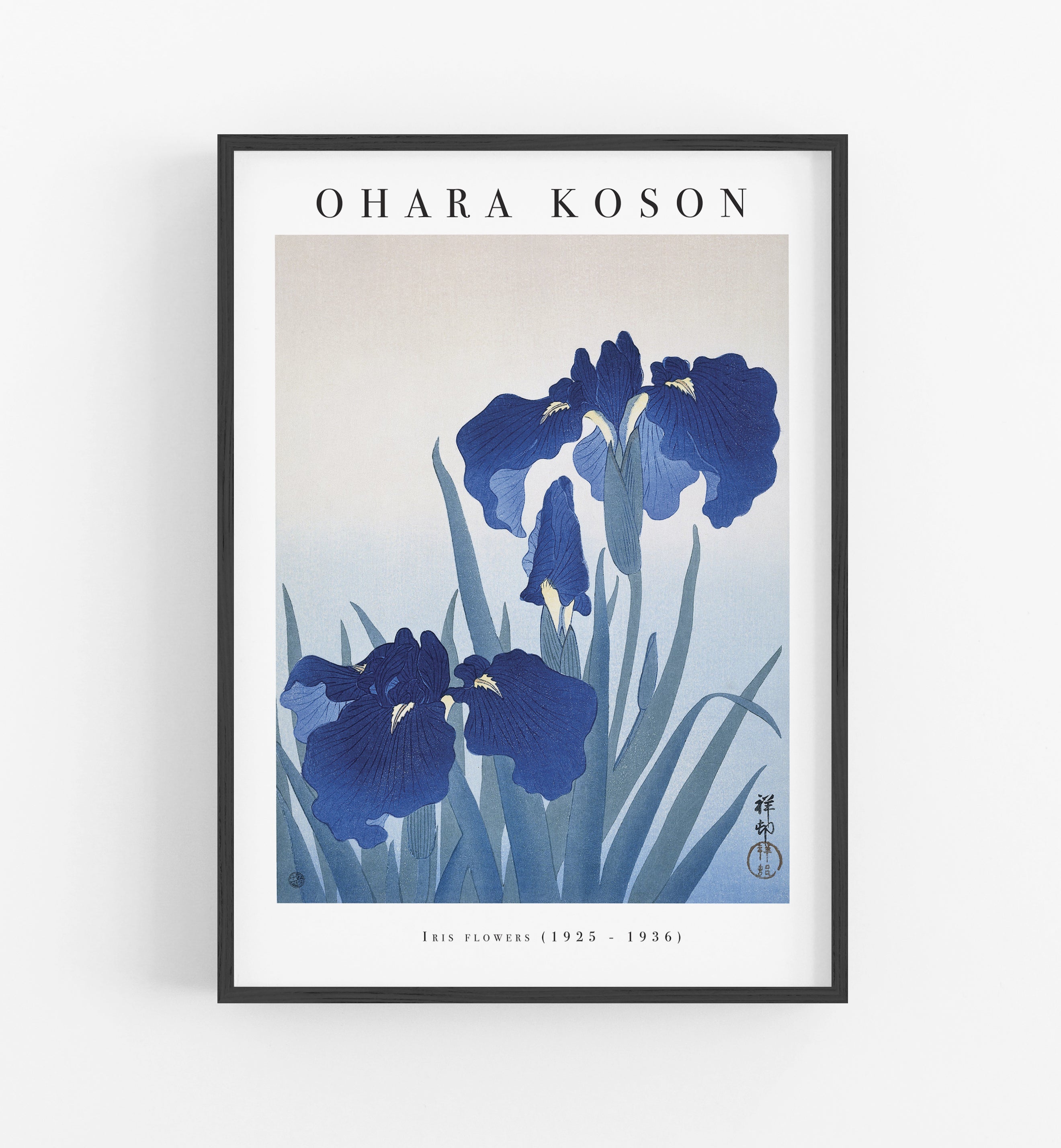 Ohara Koson Iris Flowers
