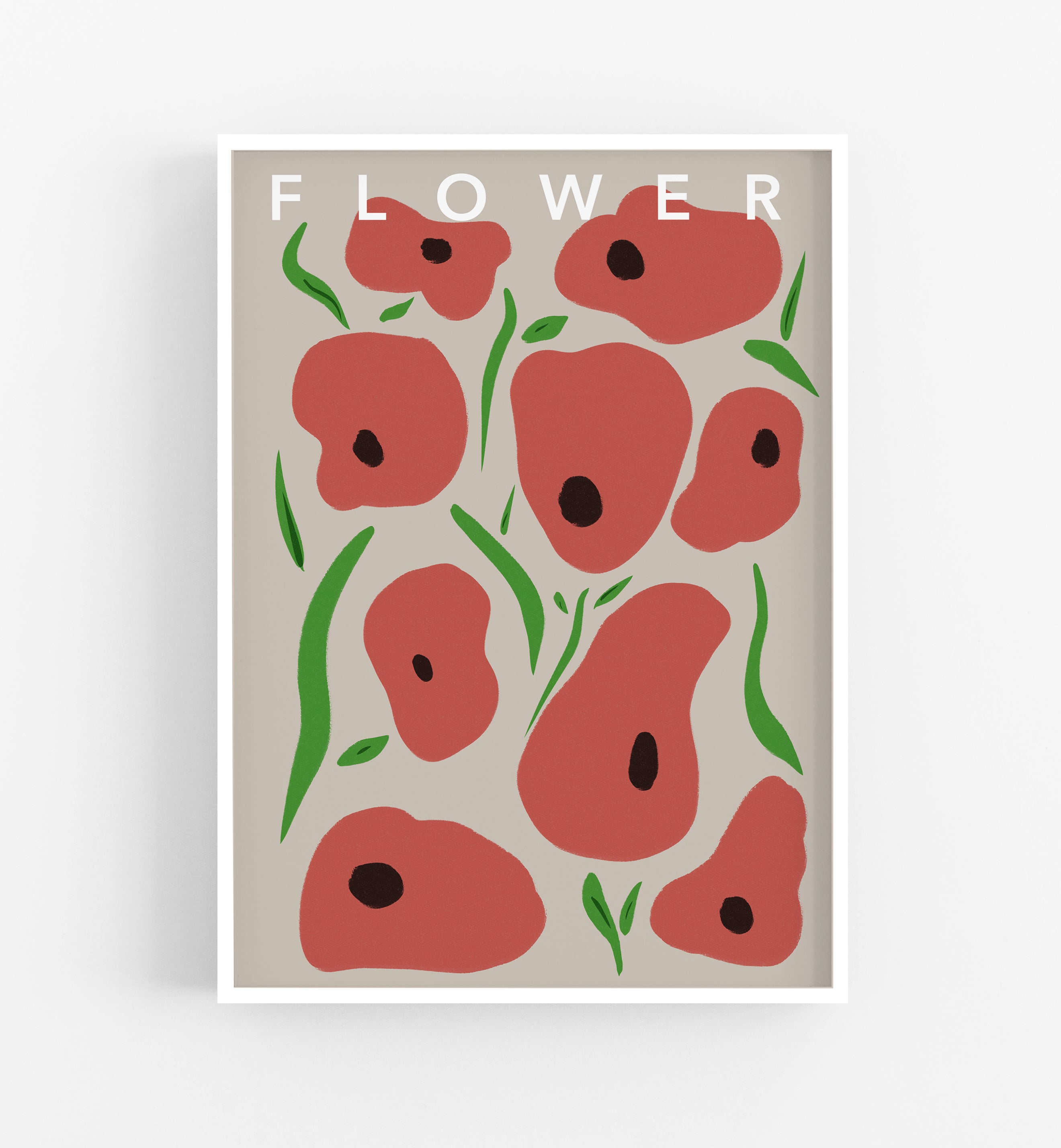 Abstract Flower Poppy