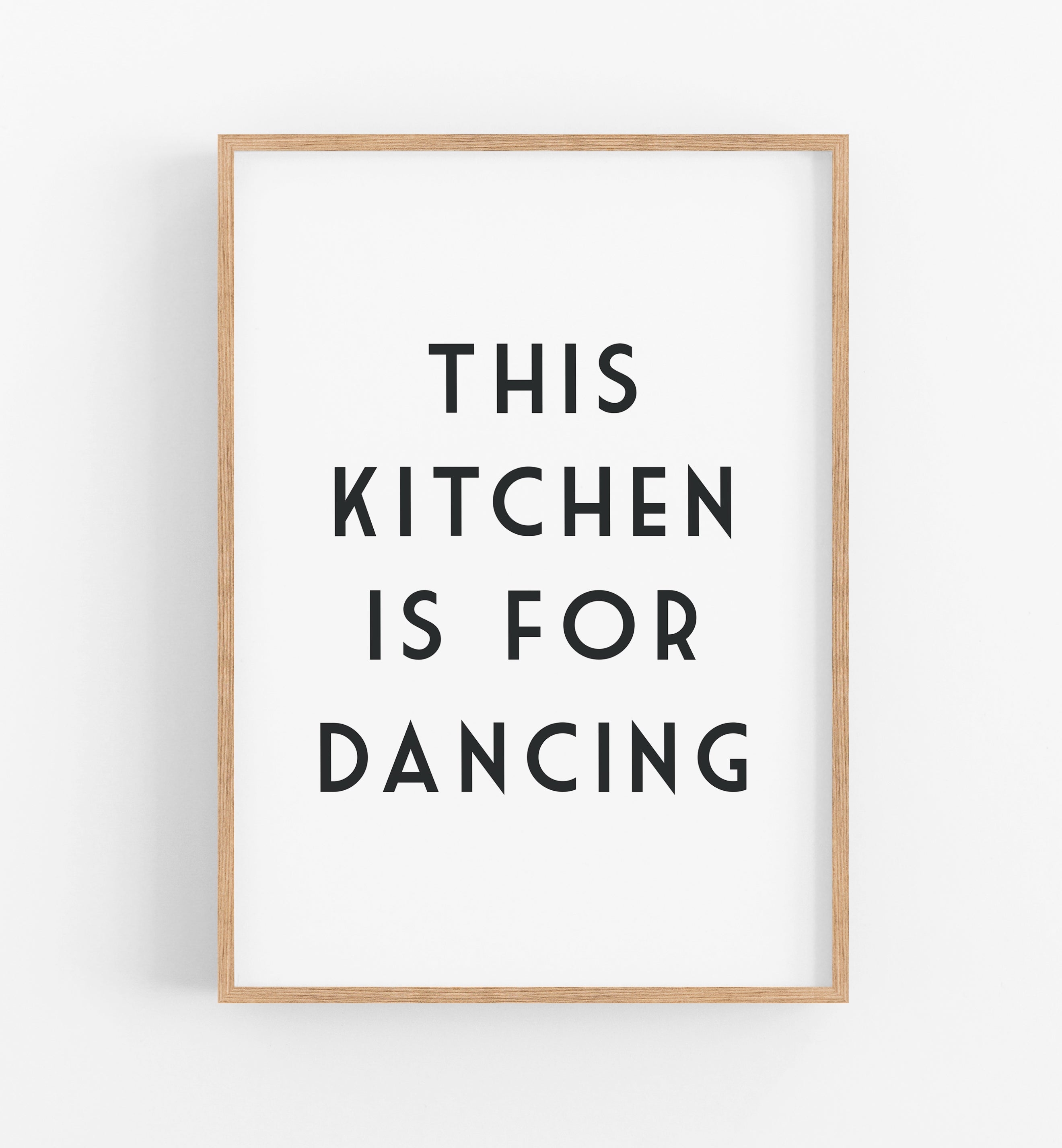 This kitchen is for dancing