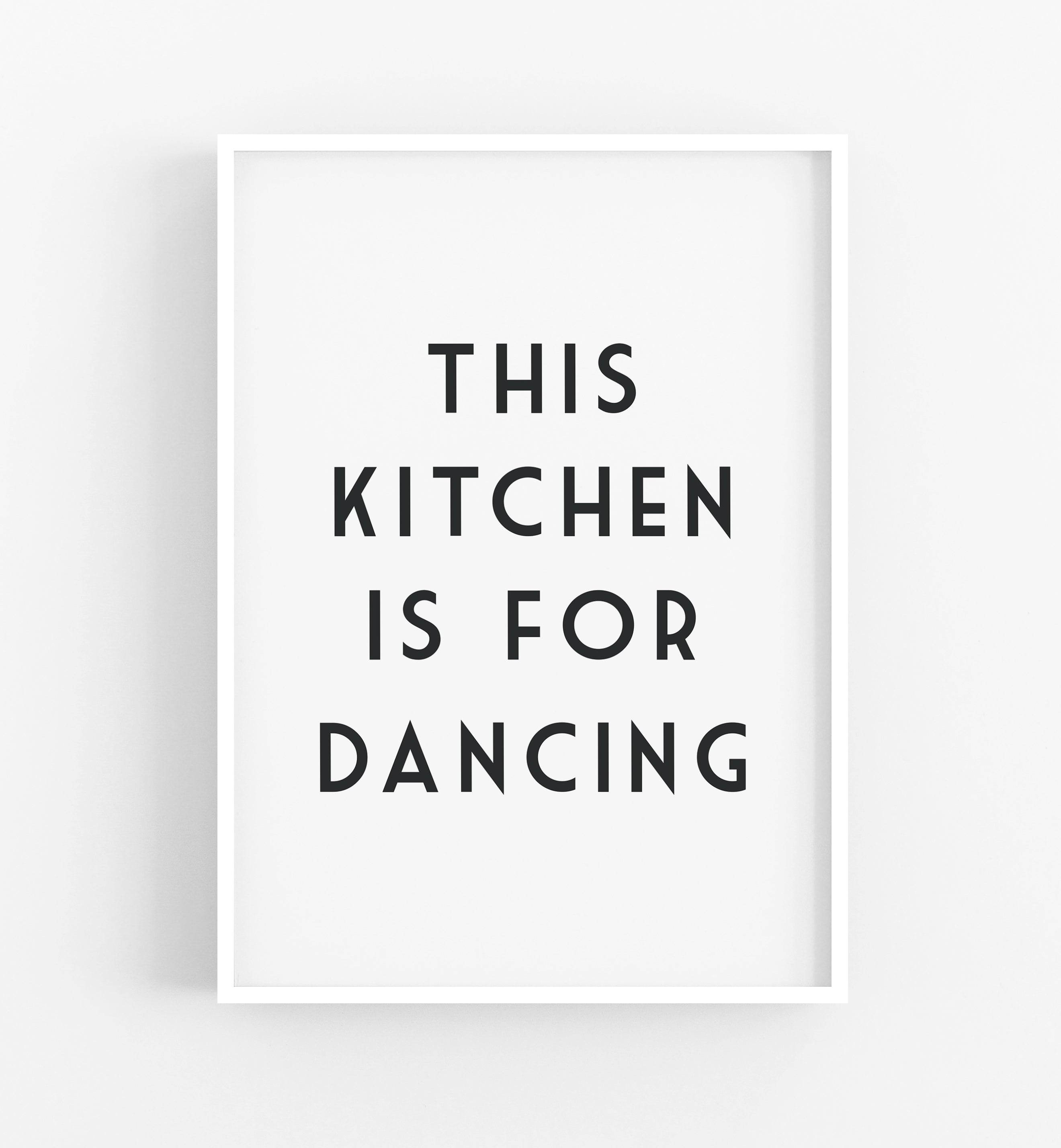 This kitchen is for dancing