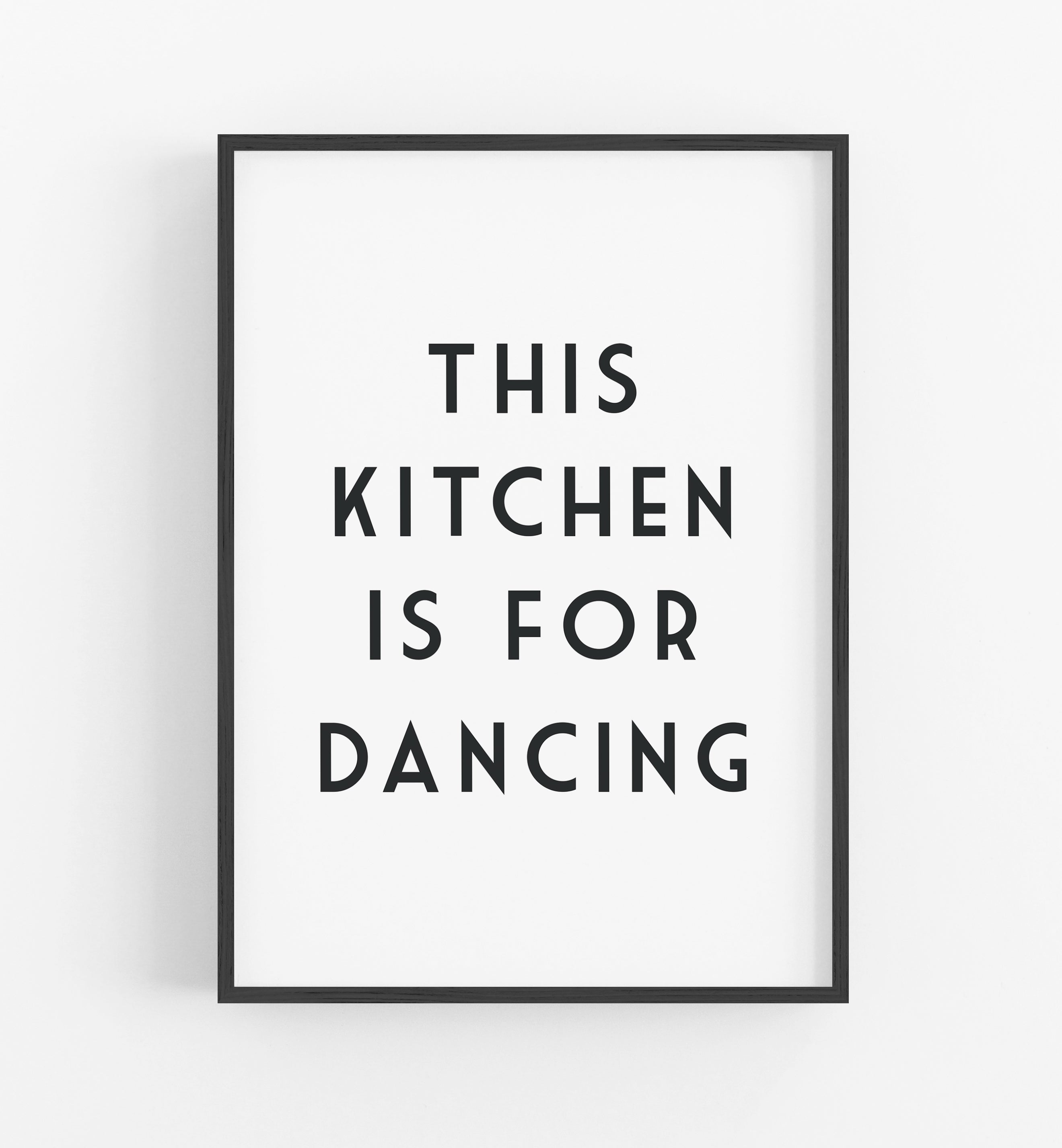 This kitchen is for dancing